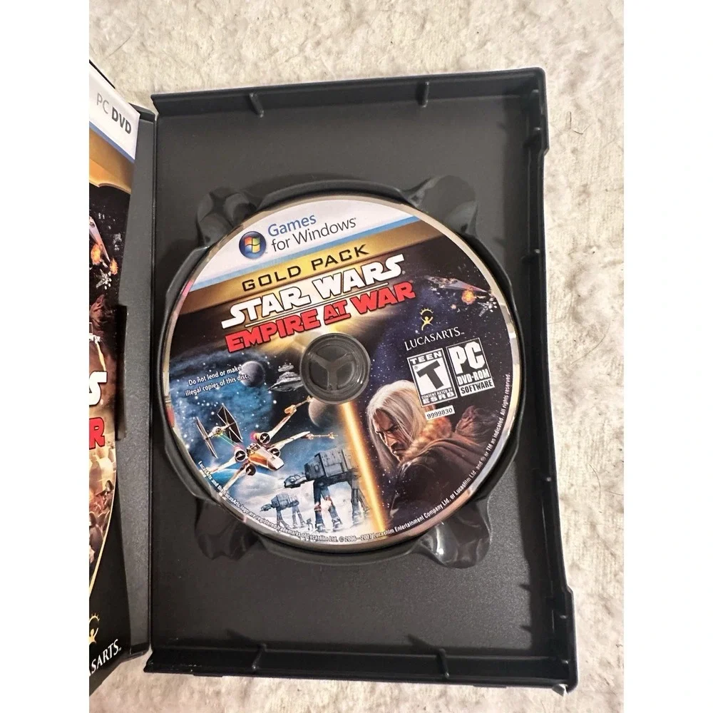 Star Wars: Empire at War Gold Pack Gold Edition PC DVD-ROM w/ Manual LucasArts